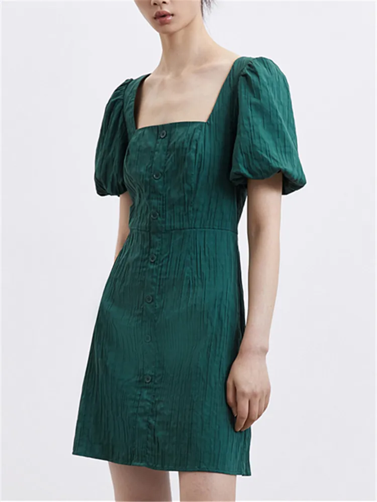 Женское мини-платье с квадратным вырезом, элегантное платье в европейском и американском стиле ретро с рукавами-фонариками, женская одежда ...
Женское мини-платье с квадратным вырезом, элегантное платье в европейском и американском стиле ретро с рукавами-фонариками, женская одежда ...