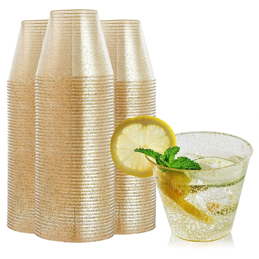 20pcs Disposable Plastic Cup Water Cup Golden Powder Juice Cup Dessert Cup Mousse Cup Wedding Tableware Decoration Drinkware
20pcs Disposable Plastic Cup Water Cup Golden Powder Juice Cup Dessert Cup Mousse Cup Wedding Tableware Decoration Drinkware