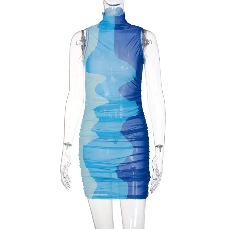 2021 Spring New Contrast Color Slim Temperament Sexy Stitching Sleeveless Women's Dress
2021 Spring New Contrast Color Slim Temperament Sexy Stitching Sleeveless Women's Dress