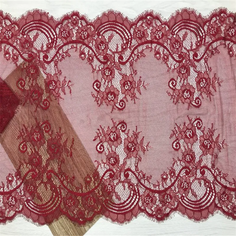 Chantilly Eyelash Wine Floral Lace Accessories DIY Garment Fabric 38.5cm Lace Fabrics for Clothing Sewing Crafts
Chantilly Eyelash Wine Floral Lace Accessories DIY Garment Fabric 38.5cm Lace Fabrics for Clothing Sewing Crafts