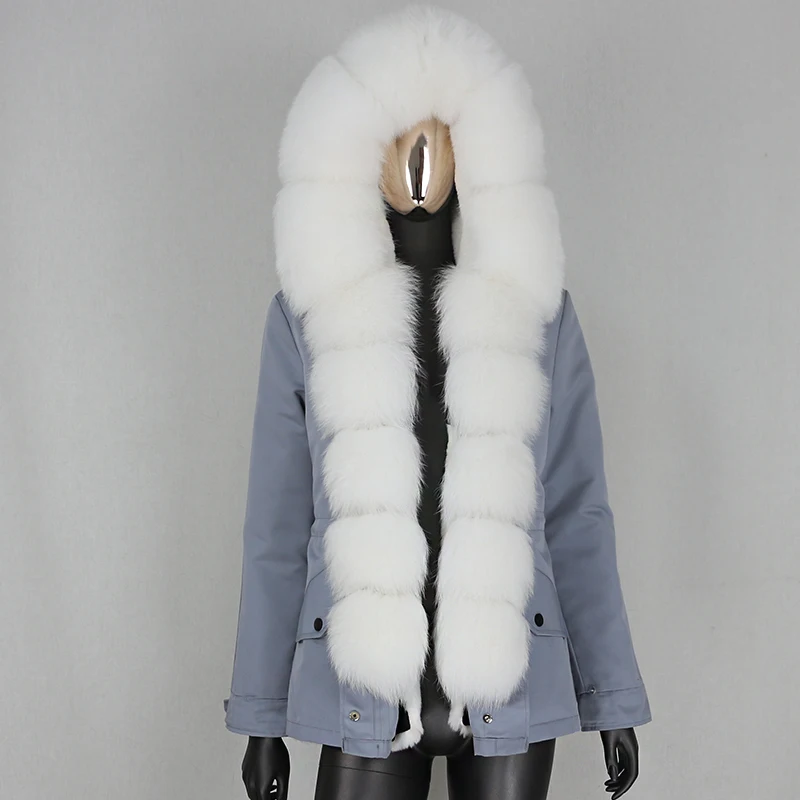 CXFS 2021 Waterproof Women Parka Real Fur Coat Natural Fox Fur Collar Winter Jacket Outerwear Warm Streetwear Luxury Warm Thick
CXFS 2021 Waterproof Women Parka Real Fur Coat Natural Fox Fur Collar Winter Jacket Outerwear Warm Streetwear Luxury Warm Thick