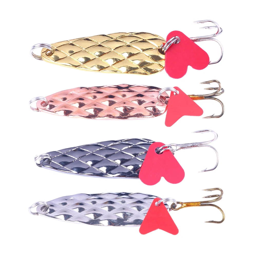 1PC Metal Bait Spoon Spinner 10g 7.5cm Fishing Lure Hard Bait Sequins Wobbler Fishing Jigging Artificial Bait with Treble Hook
1PC Metal Bait Spoon Spinner 10g 7.5cm Fishing Lure Hard Bait Sequins Wobbler Fishing Jigging Artificial Bait with Treble Hook