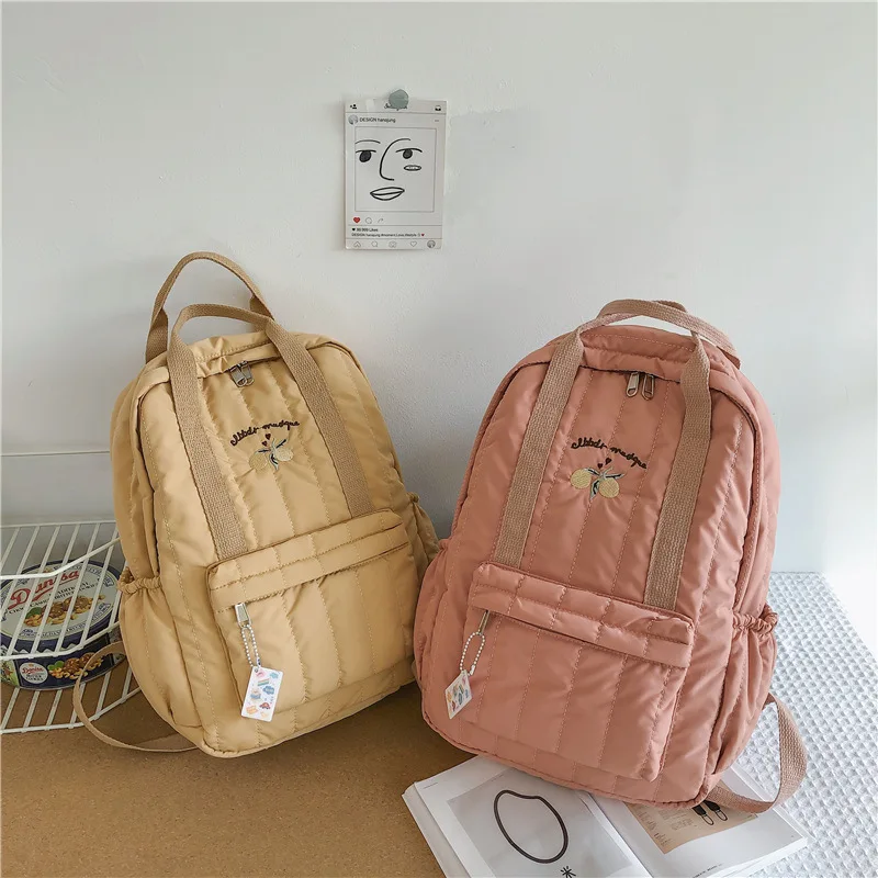 New KS Children's Cotton Backpack Boys Girls Cute Orange Embroidery Bags Schoolchildren Travel Bag Kids High Capacity Backpack
New KS Children's Cotton Backpack Boys Girls Cute Orange Embroidery Bags Schoolchildren Travel Bag Kids High Capacity Backpack