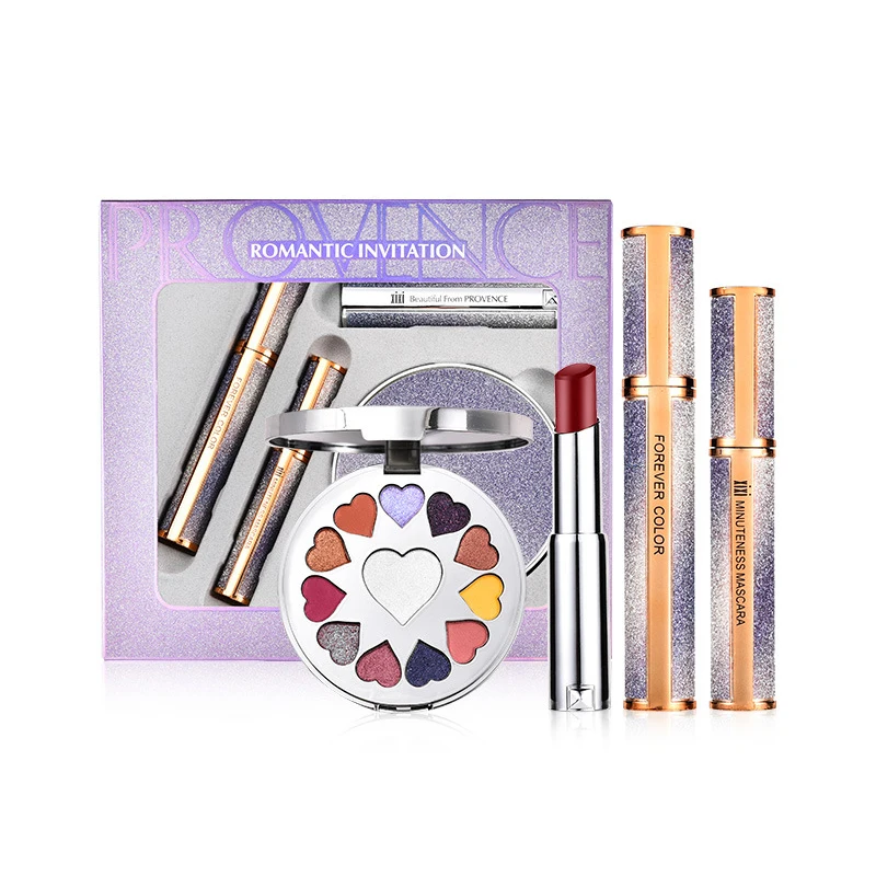 Cosmetics Makeup Set Lipstick Eye Shadow Mascara Full Set Of Beginner Beauty Set Provence Romantic Sweet Girl's Beauty Gifts Box
Cosmetics Makeup Set Lipstick Eye Shadow Mascara Full Set Of Beginner Beauty Set Provence Romantic Sweet Girl's Beauty Gifts Box