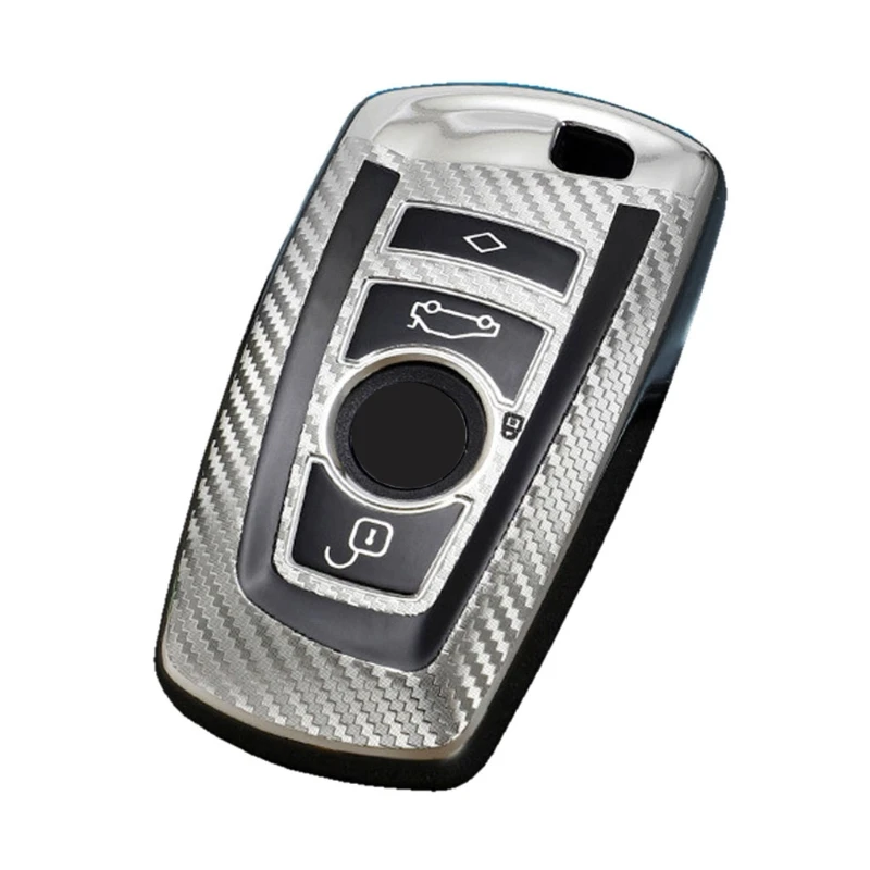 Soft TPU Carbon Fiber Car Key Protector Cover Shell Case For 1 3 4 5 6 7 X3 X4 094D
Soft TPU Carbon Fiber Car Key Protector Cover Shell Case For 1 3 4 5 6 7 X3 X4 094D