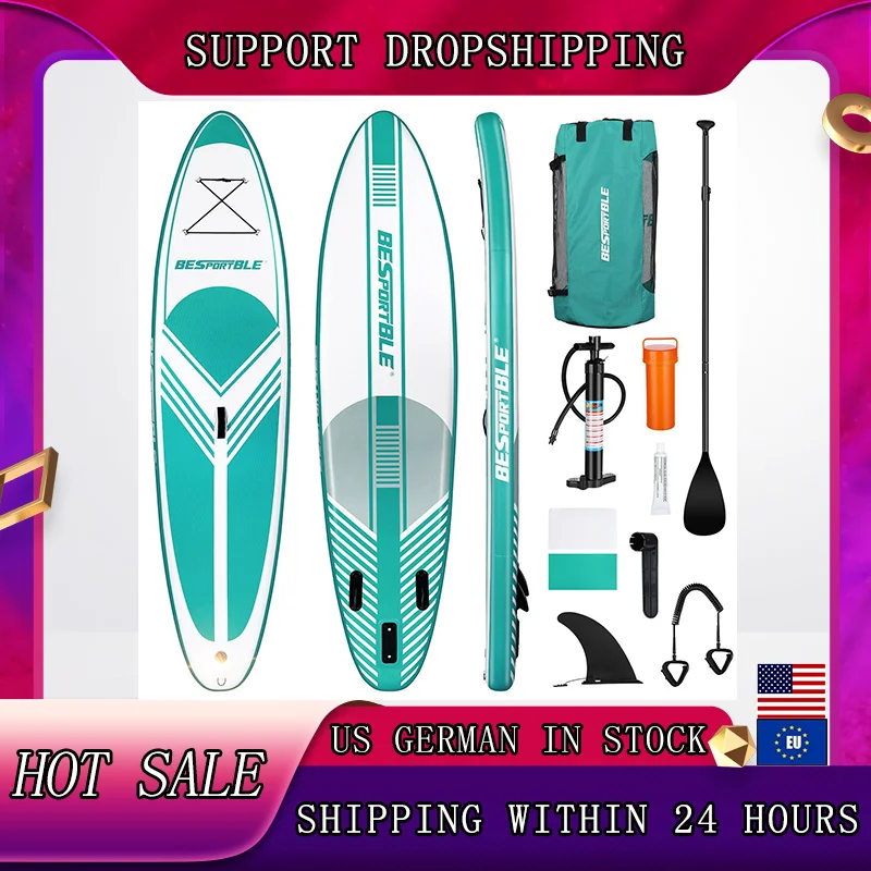 2021 BESPORTBLE Inflatable Stand Up Paddle Board With Accessories Non-Slip Paddle Boards For Adults With Backpack & Hand Pump
2021 BESPORTBLE Inflatable Stand Up Paddle Board With Accessories Non-Slip Paddle Boards For Adults With Backpack & Hand Pump