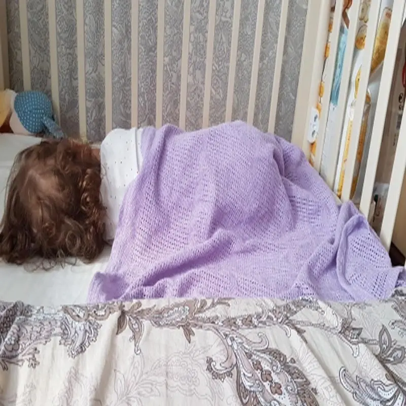 Муслин 100% хлопок детское одеяло для приема новорожденных трикотажное клетчатое