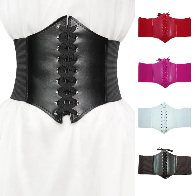 2021 Corset Wide Belts Pu Leather Slimming Body Belts For Women Elastic Waist Belts Cinto Sobretudo Feminin Ceinture Femme Fajas
2021 Corset Wide Belts Pu Leather Slimming Body Belts For Women Elastic Waist Belts Cinto Sobretudo Feminin Ceinture Femme Fajas