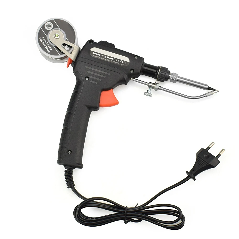 60W Soldering Iron Suit Soldering Tool Electric Iron Kit High Temperature Handheld Puller Tools Internal Heat Type Durable
60W Soldering Iron Suit Soldering Tool Electric Iron Kit High Temperature Handheld Puller Tools Internal Heat Type Durable