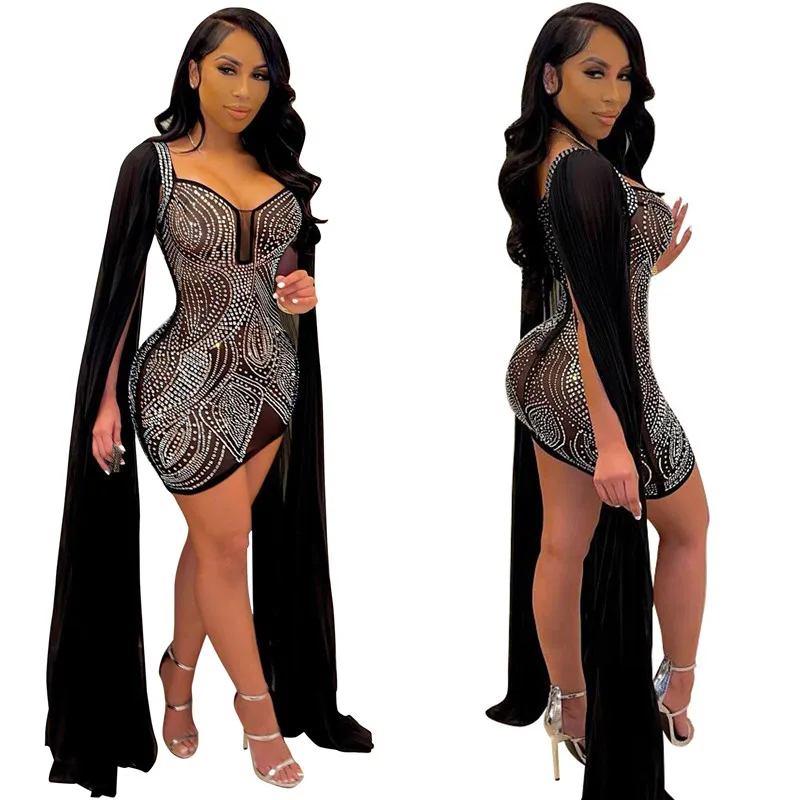 KEXU Skinny Women Diamond Dress Long Sleeve Mini Bodycon Dress Sexy Club Party Vestidos Autumn Night Out Outfit Plus Size S-3XL
KEXU Skinny Women Diamond Dress Long Sleeve Mini Bodycon Dress Sexy Club Party Vestidos Autumn Night Out Outfit Plus Size S-3XL