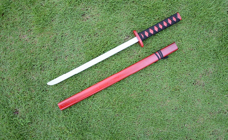 Дерева японский меч самурая шерсть singlestick мудао/Игрушка реквизит для выступления