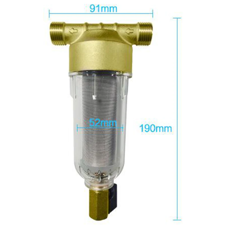 Spin Down Sediment Filter Reusable Whole House Sediment Water Pre Filter 40-60 Micrometre Whole House Water Filter
Spin Down Sediment Filter Reusable Whole House Sediment Water Pre Filter 40-60 Micrometre Whole House Water Filter