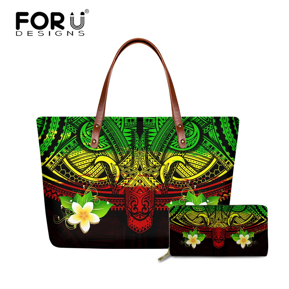 Цветные полинезийские плечевые сумки FORUDESIGNS с цветочным узором для женщин, вместительные кожаные сумки и бумажник
Цветные полинезийские плечевые сумки FORUDESIGNS с цветочным узором для женщин, вместительные кожаные сумки и бумажник