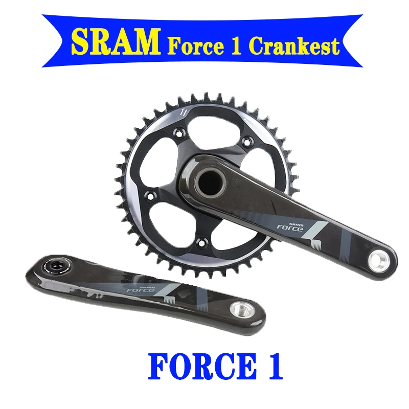 SRAM Force1 force FC 1X11 11 скоростной шоссейный велосипед, велосипедный кривошипник GXP Carbon Lage 38/42/46/50/54T 170 мм 172,5 мм, для пересеченной местности XSYNC 
SRAM Force1 force FC 1X11 11 скоростной шоссейный велосипед, велосипедный кривошипник GXP Carbon Lage 38/42/46/50/54T 170 мм 172,5 мм, для пересеченной местности XSYNC