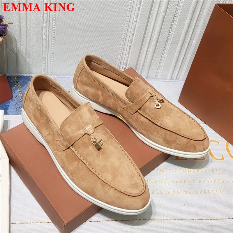 Модные женские туфли, классические туфли с круглым носком, мужские удобные туфли из натуральной кожи на плоской подошве, повседневные туфли... 
Модные женские туфли, классические туфли с круглым носком, мужские удобные туфли из натуральной кожи на плоской подошве, повседневные туфли...