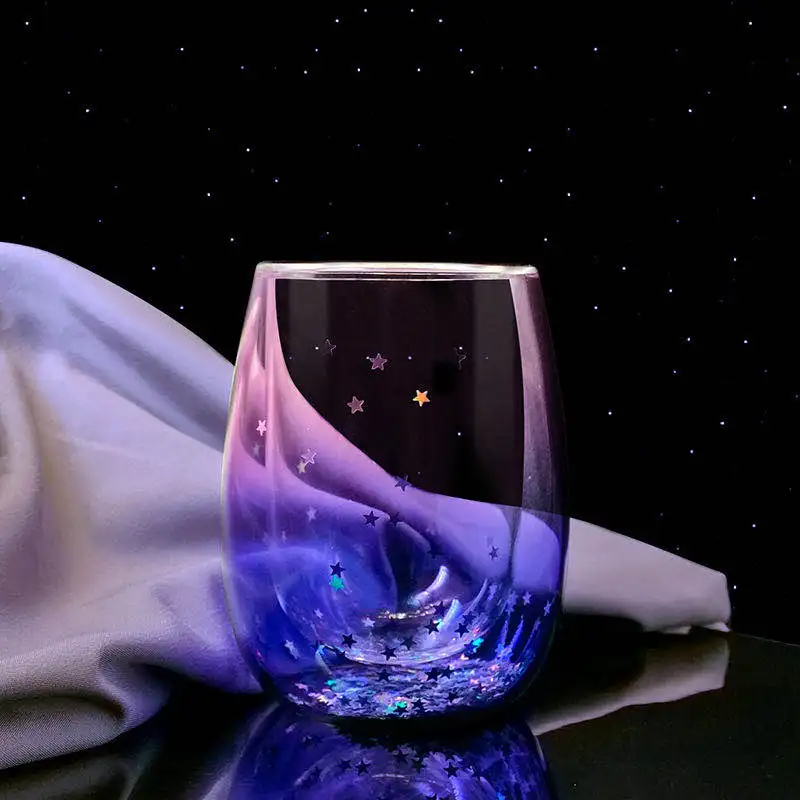 Glass Fairy Water Cup Color Star Double Layer Glass Round Big Belly Crystal Cup Fat Short Round Mouth Champagne Glasses
Glass Fairy Water Cup Color Star Double Layer Glass Round Big Belly Crystal Cup Fat Short Round Mouth Champagne Glasses