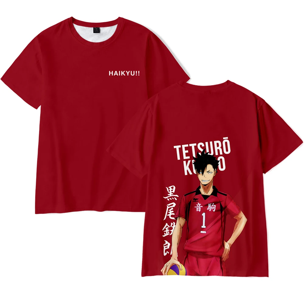 Сезон Haikyu! Футболка для взрослых и детей с коротким рукавом | Мужская одежда