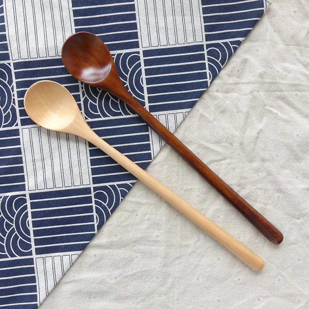 1 Pcs Spoon Japanese Long Handled Wooden Spoon, Natural Nanmu Round Spoon, Used For Soup Mixing Utensils And Kitchen Utensils
1 Pcs Spoon Japanese Long Handled Wooden Spoon, Natural Nanmu Round Spoon, Used For Soup Mixing Utensils And Kitchen Utensils