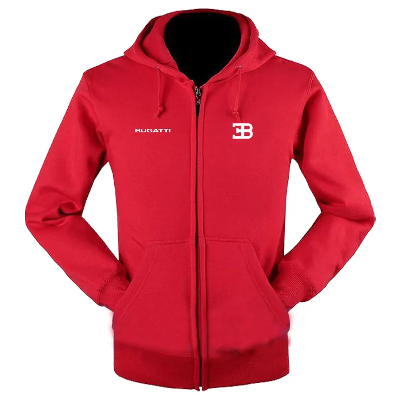Коллекция 2021 года, свитшоты на молнии с логотипом Bugatti, Женская толстовка на молнии под заказ 
Коллекция 2021 года, свитшоты на молнии с логотипом Bugatti, Женская толстовка на молнии под заказ