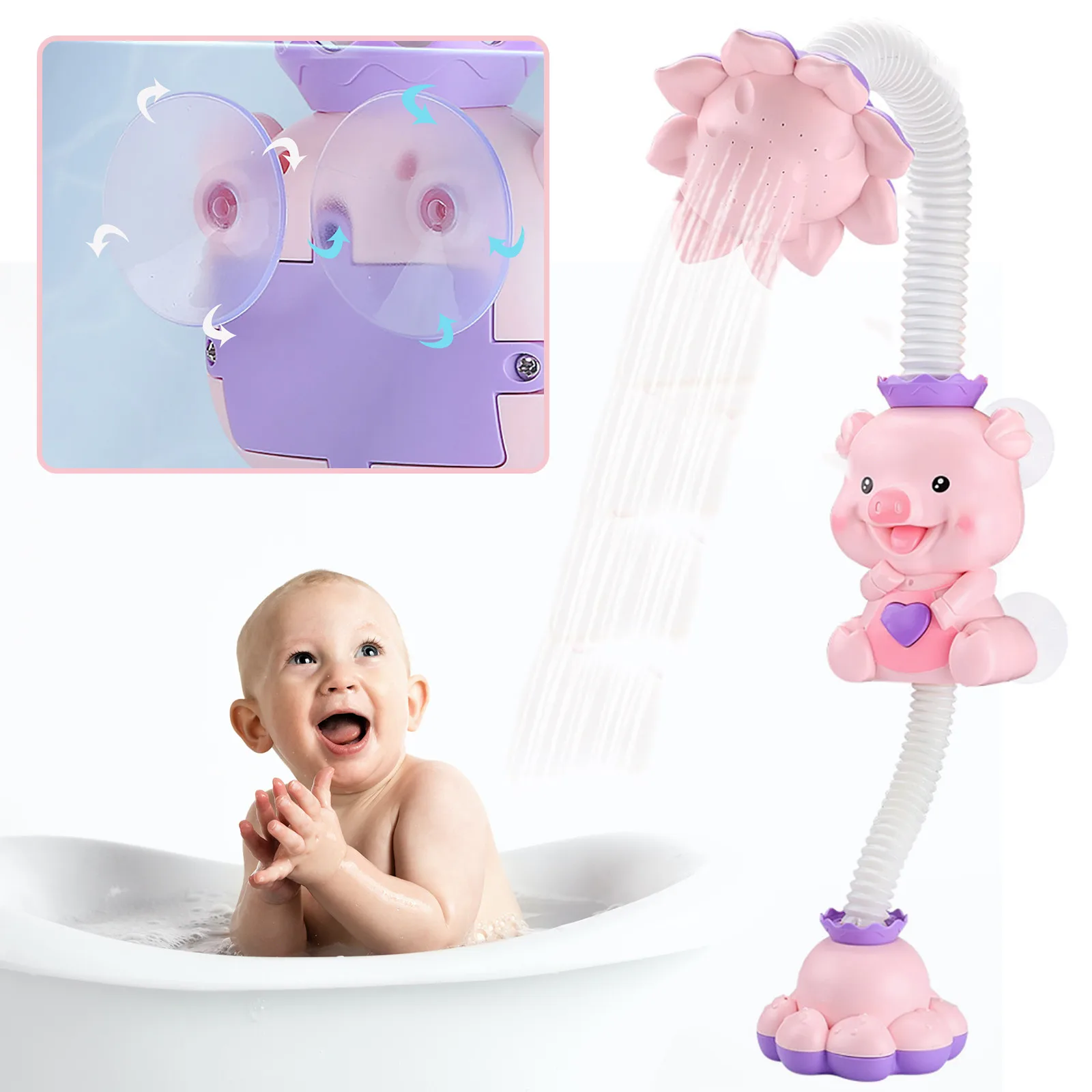 Baby Shower Bath Toys Water Game Cute Little Pig Baby Swimming Pool Bathtub Toy Bathroom Kids Fun Bask In Water Bath Toy Gift
Baby Shower Bath Toys Water Game Cute Little Pig Baby Swimming Pool Bathtub Toy Bathroom Kids Fun Bask In Water Bath Toy Gift