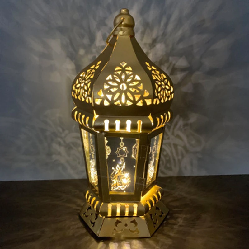 

Ramadan Kareem Moon Star Night Lamp LED Night Light EID Mubarak Muslim Religious Customs Islamic Decor For Table Eid al-Fitr