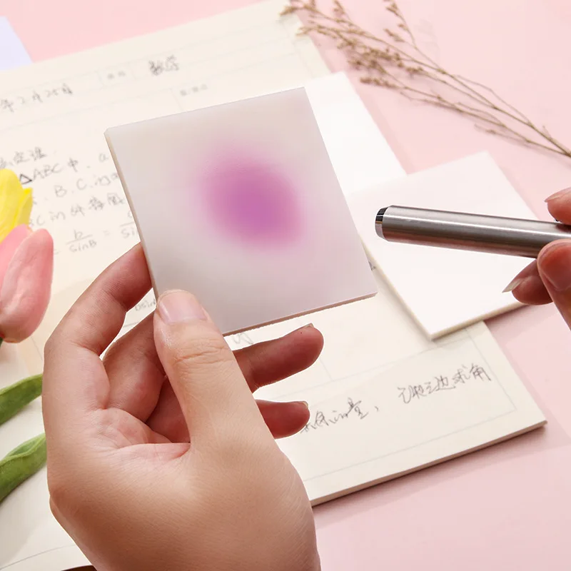 50 sheets New Discoloration Transparent Memo Pad Stationery Writing Pads Environmental Protection Glue Good Stickiness
50 sheets New Discoloration Transparent Memo Pad Stationery Writing Pads Environmental Protection Glue Good Stickiness