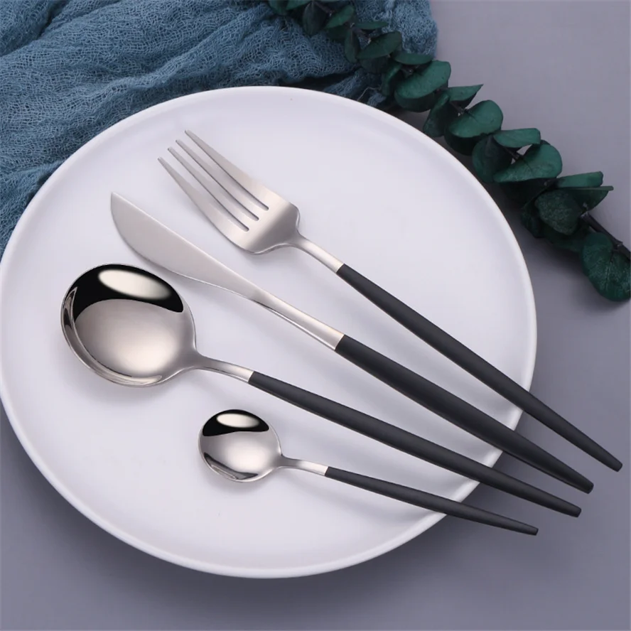 Mirror Silver Stainless Steel Cutlery Set Forks Knives Spoon Cutlery Set Kitchen Utensils Dinnerware Set Tableware Dropshipping
Mirror Silver Stainless Steel Cutlery Set Forks Knives Spoon Cutlery Set Kitchen Utensils Dinnerware Set Tableware Dropshipping