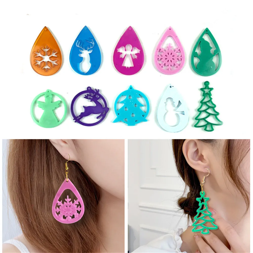 10 Pairs Christmas Earring Mold Resin Silicone Earring Mold Jewelry Tool Epoxy Resin Casting Jewelry Making Diy Craft Tools
10 Pairs Christmas Earring Mold Resin Silicone Earring Mold Jewelry Tool Epoxy Resin Casting Jewelry Making Diy Craft Tools