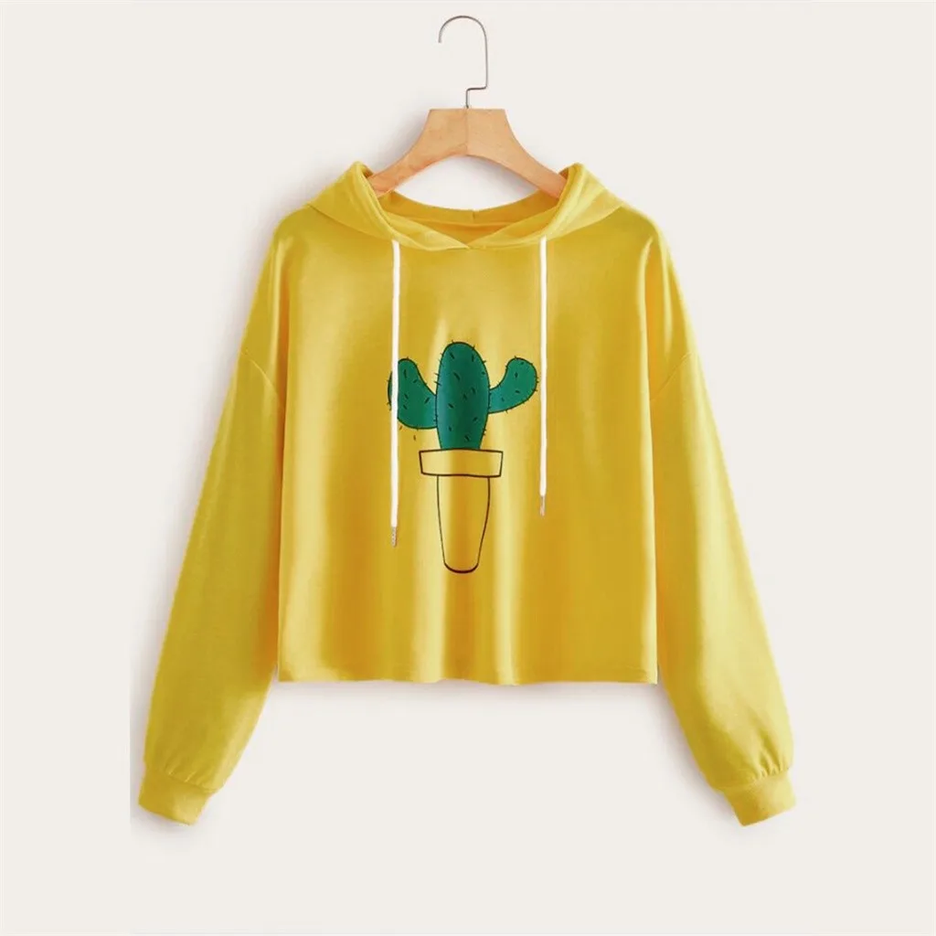 Women Long Sleeve Pullover Hooded Cactus Printed Sweatshirt Casual Hoody Cactus Hoodies Sweatshirt For Women Plus Size
Women Long Sleeve Pullover Hooded Cactus Printed Sweatshirt Casual Hoody Cactus Hoodies Sweatshirt For Women Plus Size