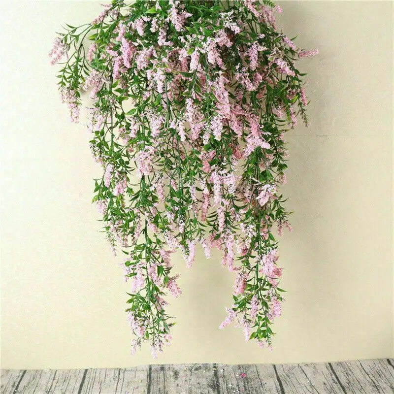Artificial Fake Silk Flower Vine Garden Decoration Hanging Garland Plant Artificial Plants Home Garden Wedding Decor
Artificial Fake Silk Flower Vine Garden Decoration Hanging Garland Plant Artificial Plants Home Garden Wedding Decor