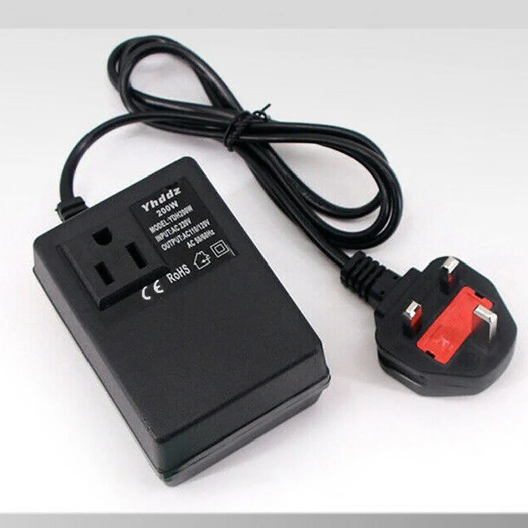 200W Travel Stepdown Power Voltage Converter Transformer 220V/240V To 110V/120V To 110V/120V Power Converter Electronic Devices
200W Travel Stepdown Power Voltage Converter Transformer 220V/240V To 110V/120V To 110V/120V Power Converter Electronic Devices