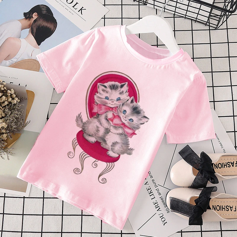 Summer New Baby Girl Clothes Cartoon Story Cat Casual Harajuku Tshirt Kids Fashion T-shirt Boys Funny Kawaii Printed Tee
Summer New Baby Girl Clothes Cartoon Story Cat Casual Harajuku Tshirt Kids Fashion T-shirt Boys Funny Kawaii Printed Tee