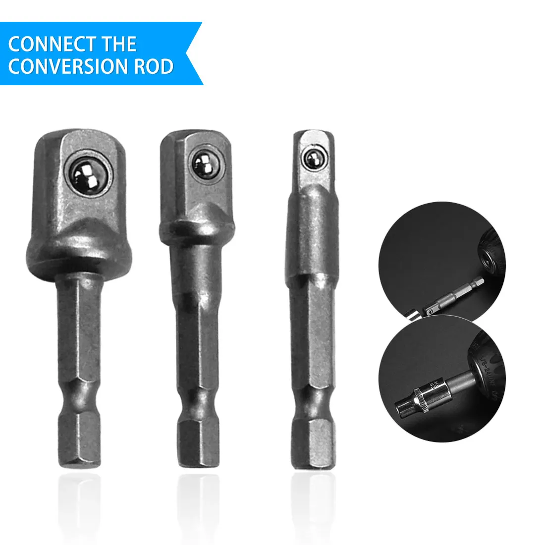 Socket Adapter Drill BIts Set Hex Shank 1/4 "3/8" 1/2 "Impact Drill Bit Hex Wrench Extension Sleeve Bar Drive Power Tool 1pcs
Socket Adapter Drill BIts Set Hex Shank 1/4 "3/8" 1/2 "Impact Drill Bit Hex Wrench Extension Sleeve Bar Drive Power Tool 1pcs
