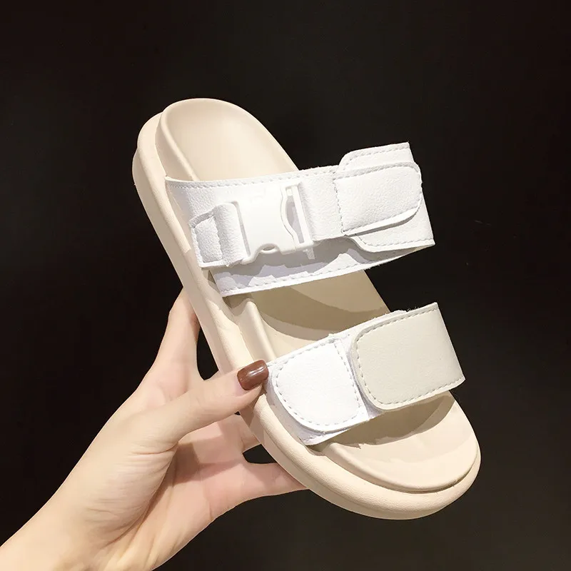 Beach Shoes Slippers Women Summer Lady Platform Slides Fashion Med Pantofle Sabot Girl Soft Luxury 2021 Flat Hook & Loop PU Rome
Beach Shoes Slippers Women Summer Lady Platform Slides Fashion Med Pantofle Sabot Girl Soft Luxury 2021 Flat Hook & Loop PU Rome