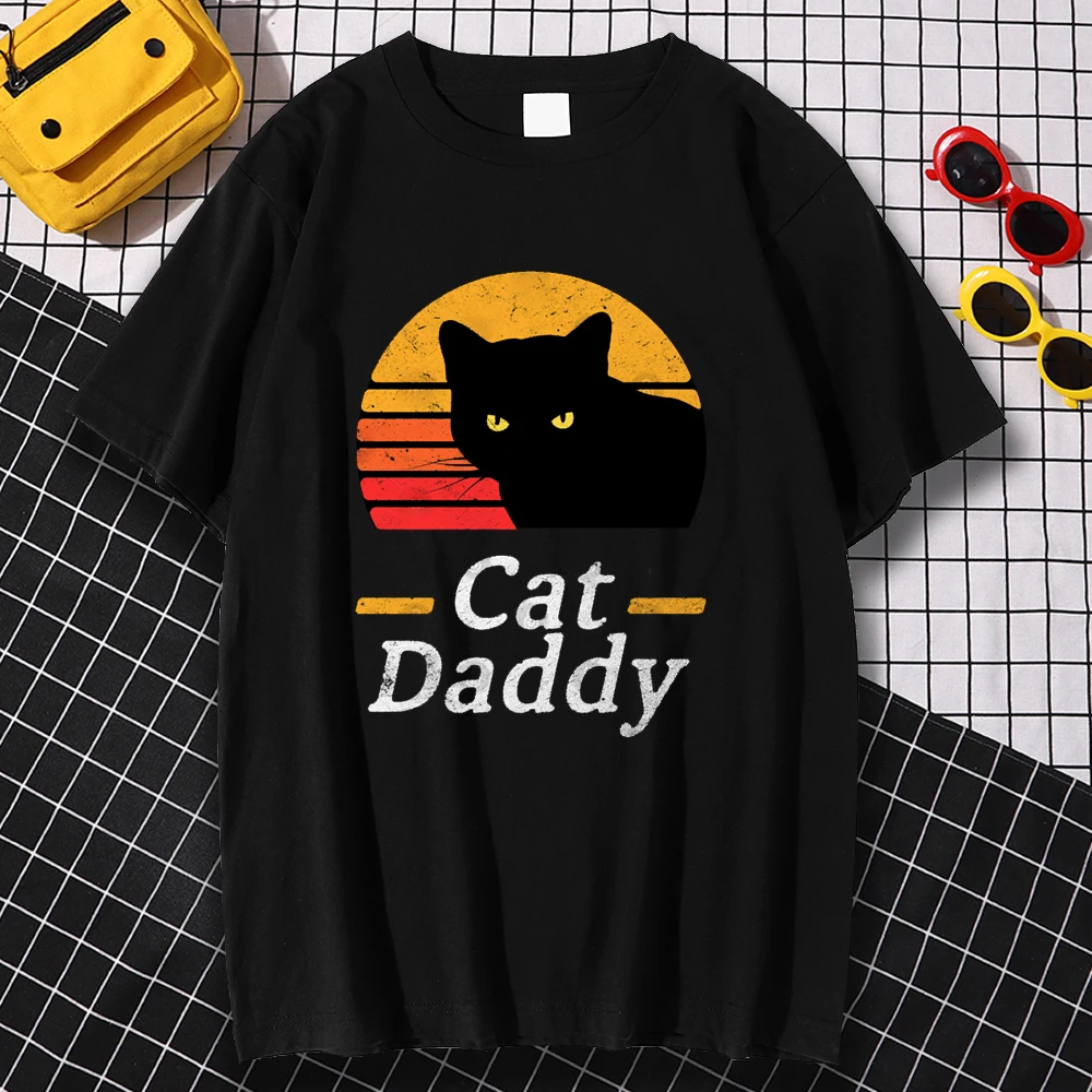 Kohpweran Cartoon Black Cat Daddy Print Mens Wearing Comfortable Summer Hip Hop Tee Clothes Crewneck T Shirts Men
Kohpweran Cartoon Black Cat Daddy Print Mens Wearing Comfortable Summer Hip Hop Tee Clothes Crewneck T Shirts Men