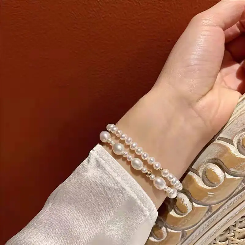 Natural Pearl Bracelet Genuine Freshwater Pearl Stretch Bracelet For Women with Classic Fashion Pearl Jewelry Gift
Natural Pearl Bracelet Genuine Freshwater Pearl Stretch Bracelet For Women with Classic Fashion Pearl Jewelry Gift
