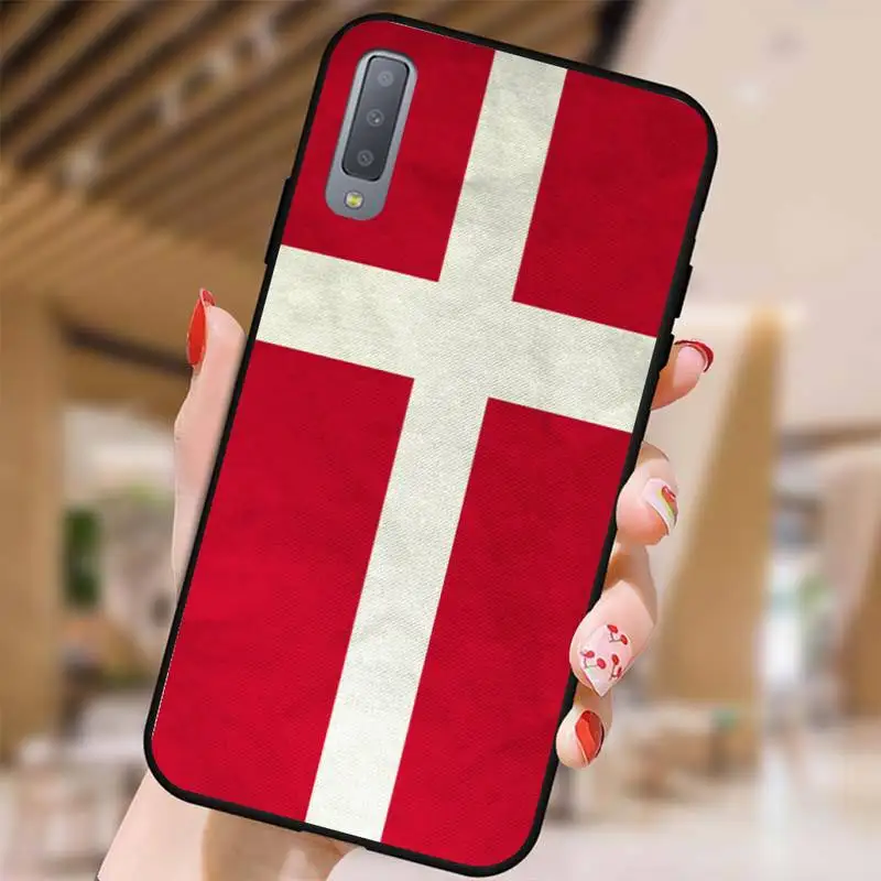 Чехол для телефона с датским флагом ZOROXU Samsung Galaxy S20 21 Note 9 10 20 PRO PLUS ULTRA | Мобильные