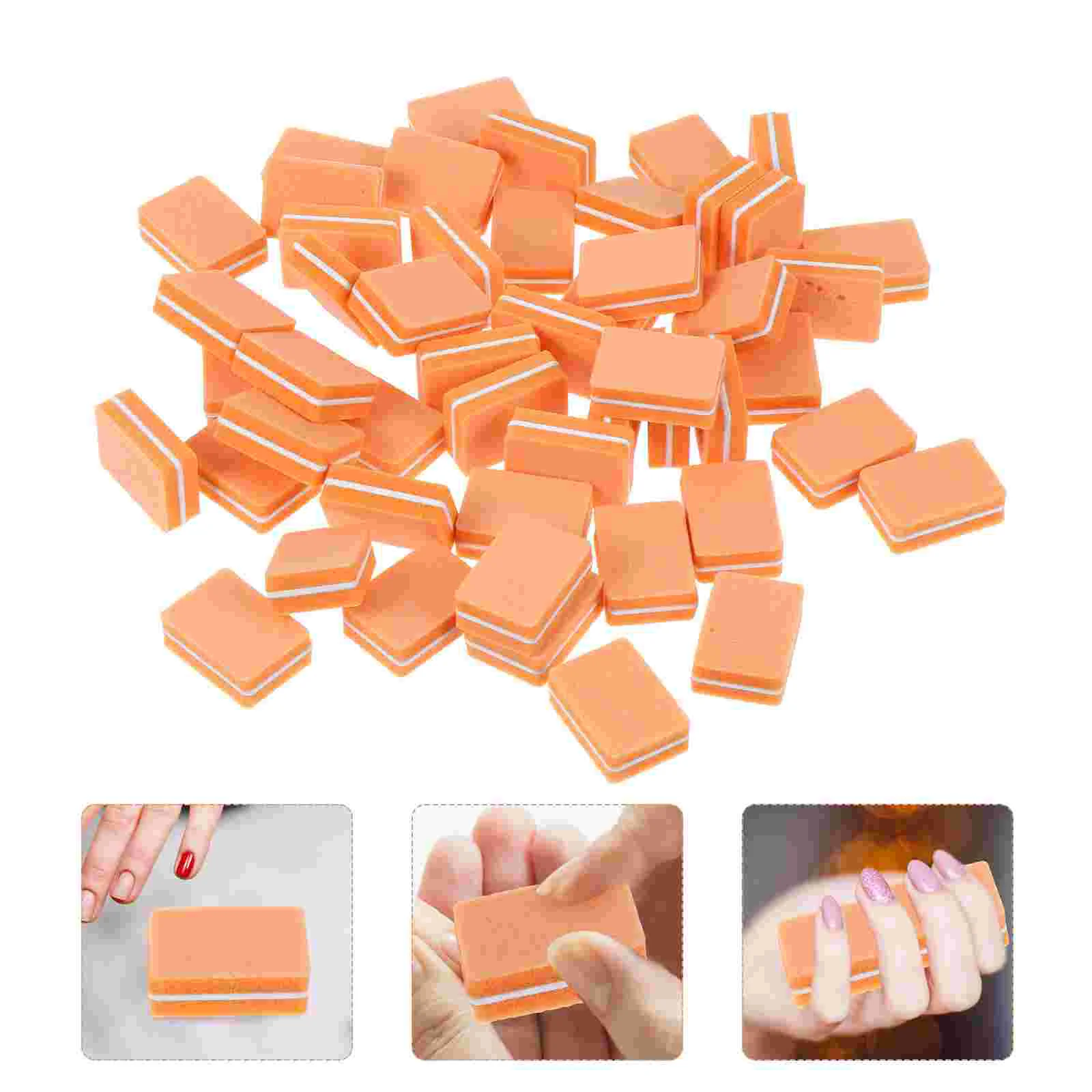 

50 шт. мини-буферный блок, губка, лак для ногтей, шлифовальные буферные полоски, блок для пилки для ногтей