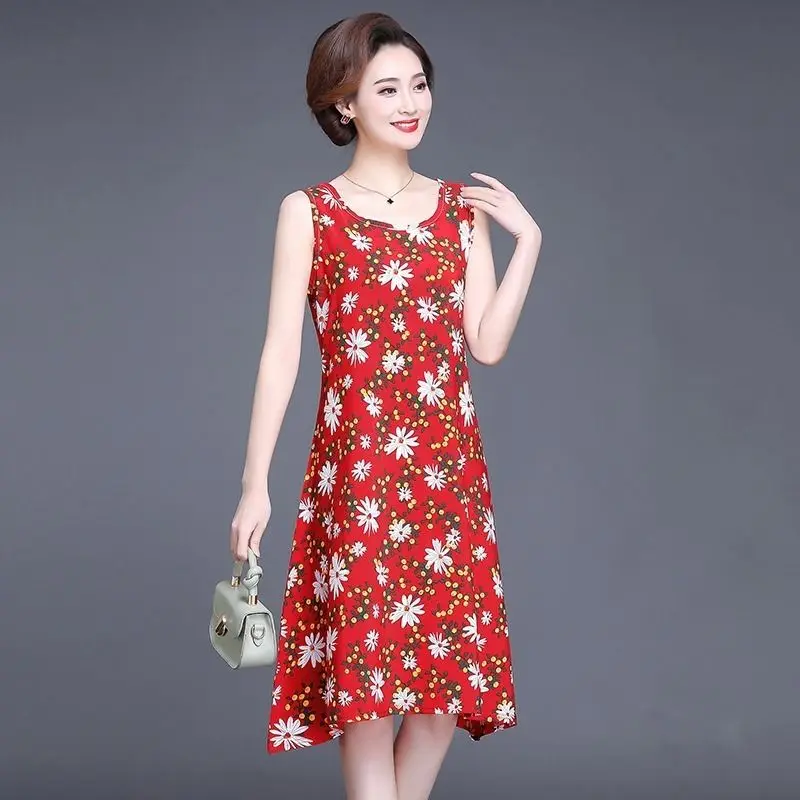Women's Printed Sleeveless Dungaree Dress Summer Loose and Plus-sized Skirt Woman Dress Vestido De Mujer Femme Robe
Women's Printed Sleeveless Dungaree Dress Summer Loose and Plus-sized Skirt Woman Dress Vestido De Mujer Femme Robe
