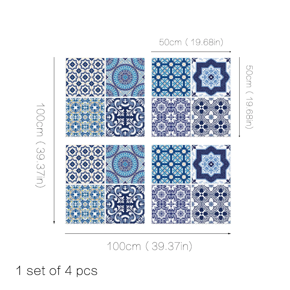 Funlife Chinese Classic blue and white porcelain decor floor stickers removable floor sticker art decal home bathroom DB037
Funlife Chinese Classic blue and white porcelain decor floor stickers removable floor sticker art decal home bathroom DB037