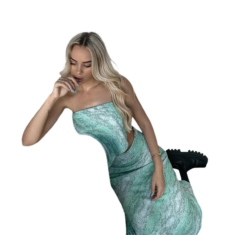 Animal Print Women Summer Skirts Sets Sexy Chest Wrap Bandage Triangle Vest Tops Maxi Skirts Aesthetic Party Slim Female Clothes 
Animal Print Women Summer Skirts Sets Sexy Chest Wrap Bandage Triangle Vest Tops Maxi Skirts Aesthetic Party Slim Female Clothes