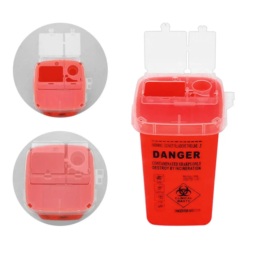 Tattoo Needle Sharps Danger Collection Box Garbage Bucket Container Suitable for handling sharps containing drugs tattoo needles
Tattoo Needle Sharps Danger Collection Box Garbage Bucket Container Suitable for handling sharps containing drugs tattoo needles