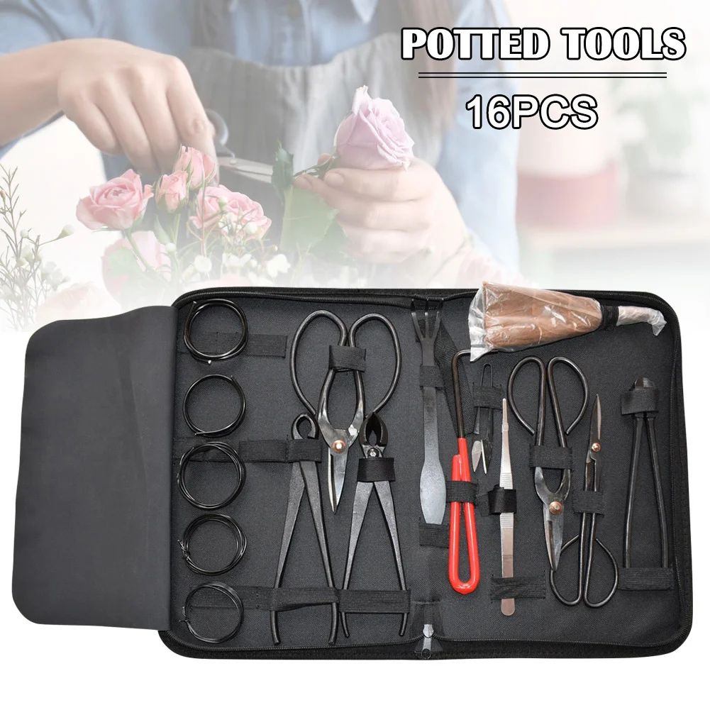 16Pcs Garten Bonsai Werkzeug Set Stahl Kit Cutter Schere Mit Nylon Fall Professioanl Rebschnitt Schere Set
16Pcs Garten Bonsai Werkzeug Set Stahl Kit Cutter Schere Mit Nylon Fall Professioanl Rebschnitt Schere Set