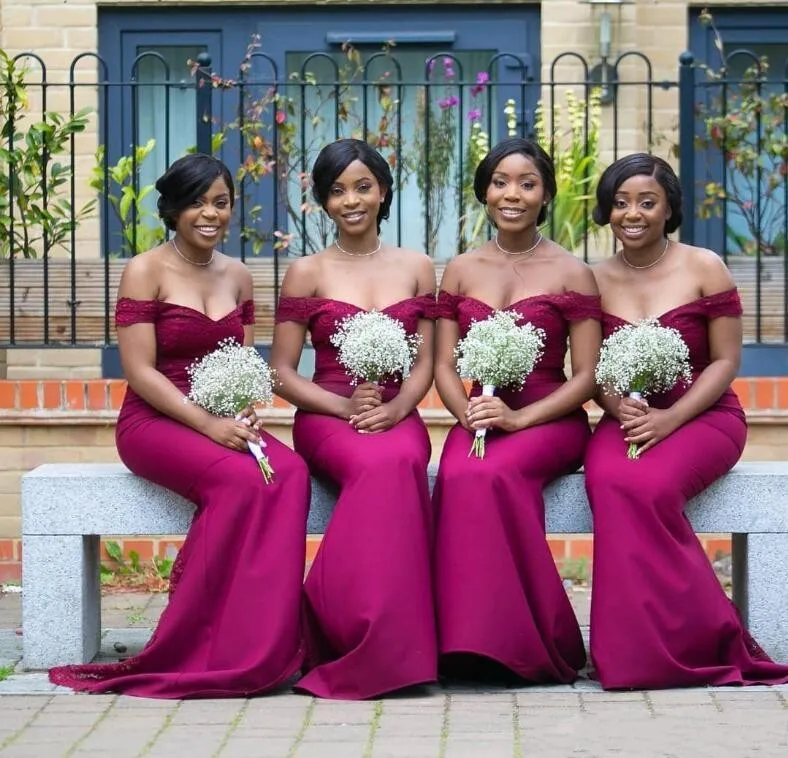 Cheap Elegant Long Sleeves Mermaid Bridesmaid Dresses Lace Appliques Off Shoulder Maid of Honor Gowns Formal Wedding Guest Dress
Cheap Elegant Long Sleeves Mermaid Bridesmaid Dresses Lace Appliques Off Shoulder Maid of Honor Gowns Formal Wedding Guest Dress