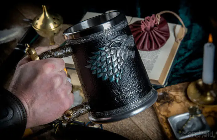 Ice and Fire Rights Game Gothic Stainless Steel Black Wolf Head Beer Steins Halloween Drinker Cup Coffee Cup
Ice and Fire Rights Game Gothic Stainless Steel Black Wolf Head Beer Steins Halloween Drinker Cup Coffee Cup