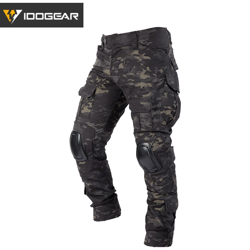 IDOGEAR тактические G2 брюки с наколенниками страйкбольные Брюки Мультикам CP gen2 для