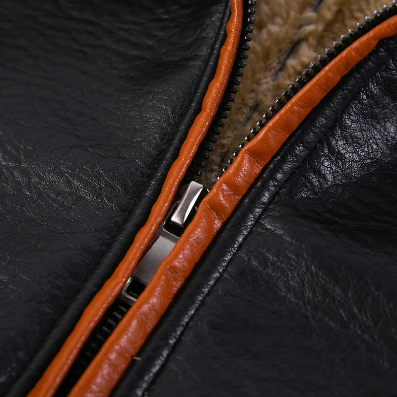 LANDISTO EU size artificial leather Polar Fleece Splicing Casual men jacket warm men jacket for men style mens winter jacket
LANDISTO EU size artificial leather Polar Fleece Splicing Casual men jacket warm men jacket for men style mens winter jacket
