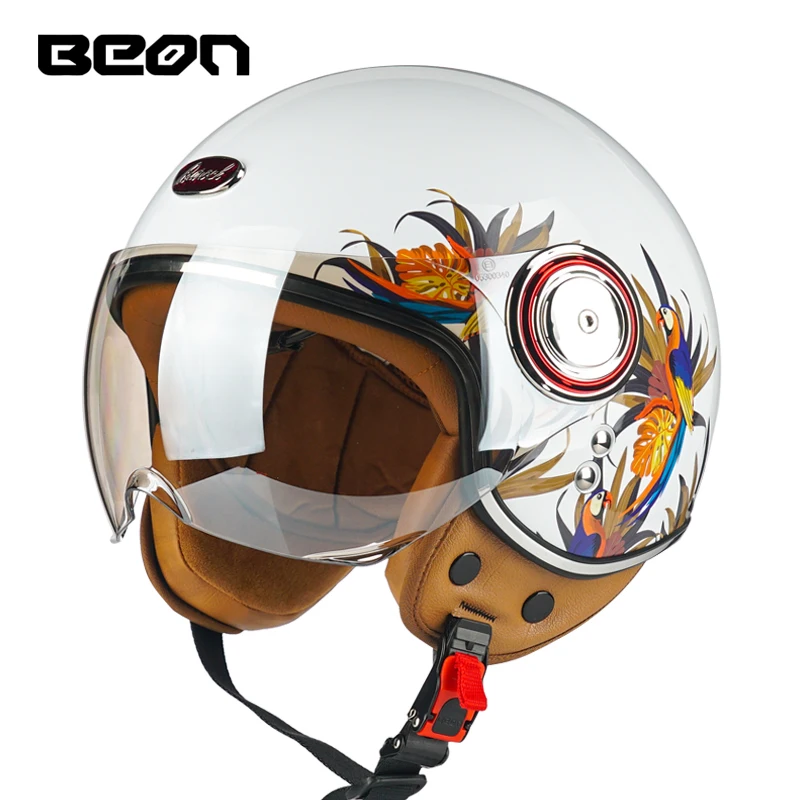 BEON Motorcycle Helmet Beon scooter motorbike jet vintage retro helmets casque beon ECE Certification
BEON Motorcycle Helmet Beon scooter motorbike jet vintage retro helmets casque beon ECE Certification