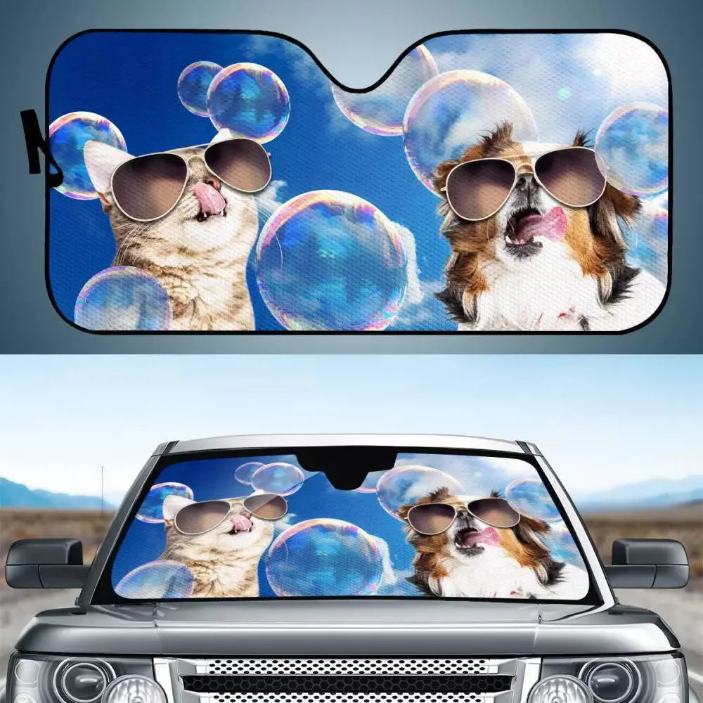 Auto Interior Accessories Sunshade Covers Foldable Cute Puppy Family Printing Hot Sell Front Window UV Protection Good Quality
Auto Interior Accessories Sunshade Covers Foldable Cute Puppy Family Printing Hot Sell Front Window UV Protection Good Quality