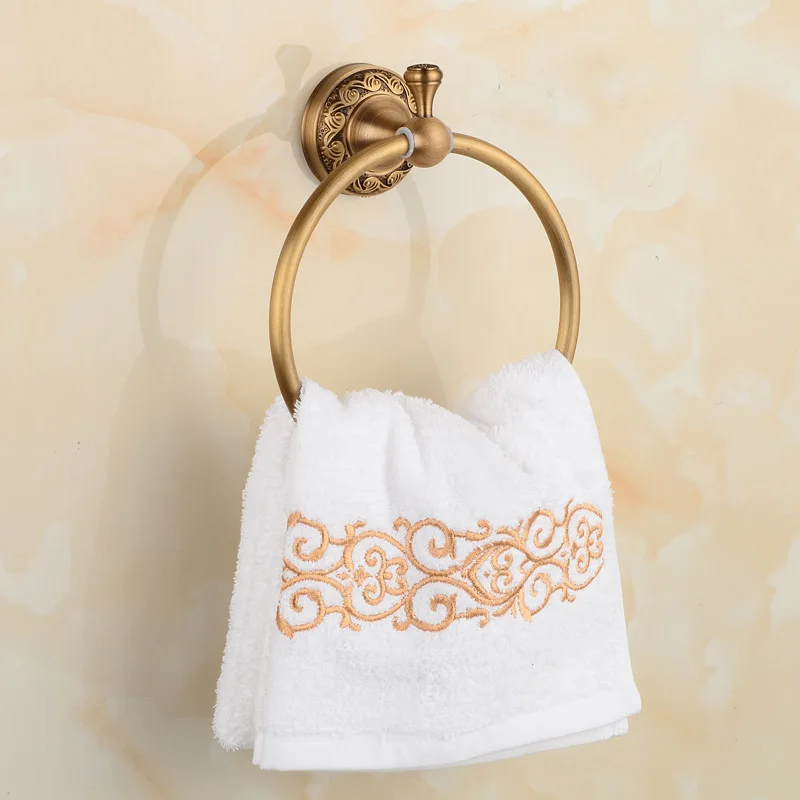 Towel Ring Punch-Free Copper Towel Hanging Ring European-Style round Towel Rack Bathroom Towel Ring Wipe Vintage Hand Towel
Towel Ring Punch-Free Copper Towel Hanging Ring European-Style round Towel Rack Bathroom Towel Ring Wipe Vintage Hand Towel